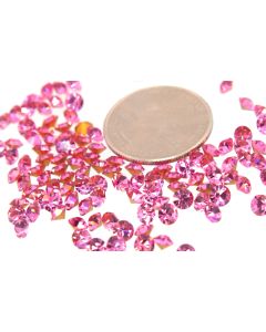 Swarovski 1100 Chaton Rhinestones 18ss Rose Pointed Back Gold Foiled  - 6 Pcs