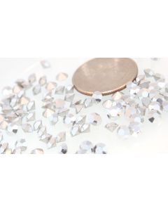Swarovski 1100 Chaton Rhinestones 20ss Comet Argent Light Pointed Back Silver Foiled  - 6 Pcs
